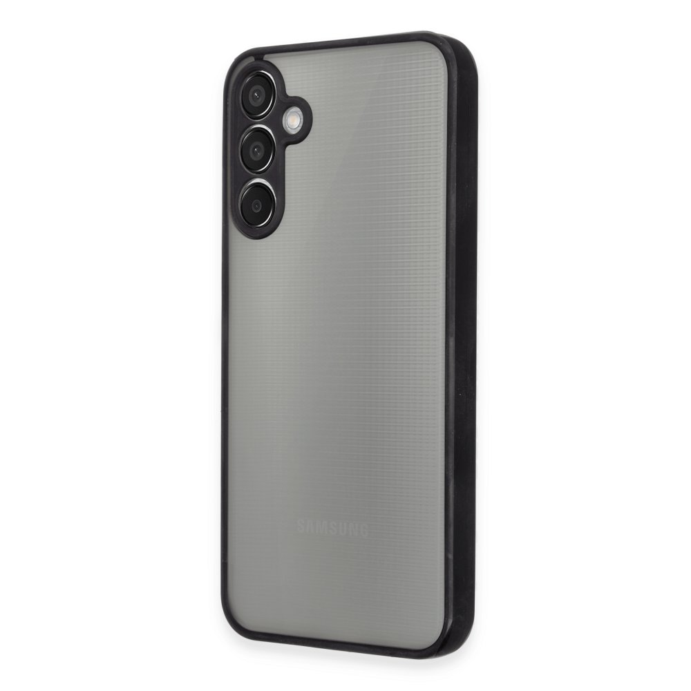Newface Samsung Galaxy M15 Kılıf Montreal Silikon Kapak - Siyah
