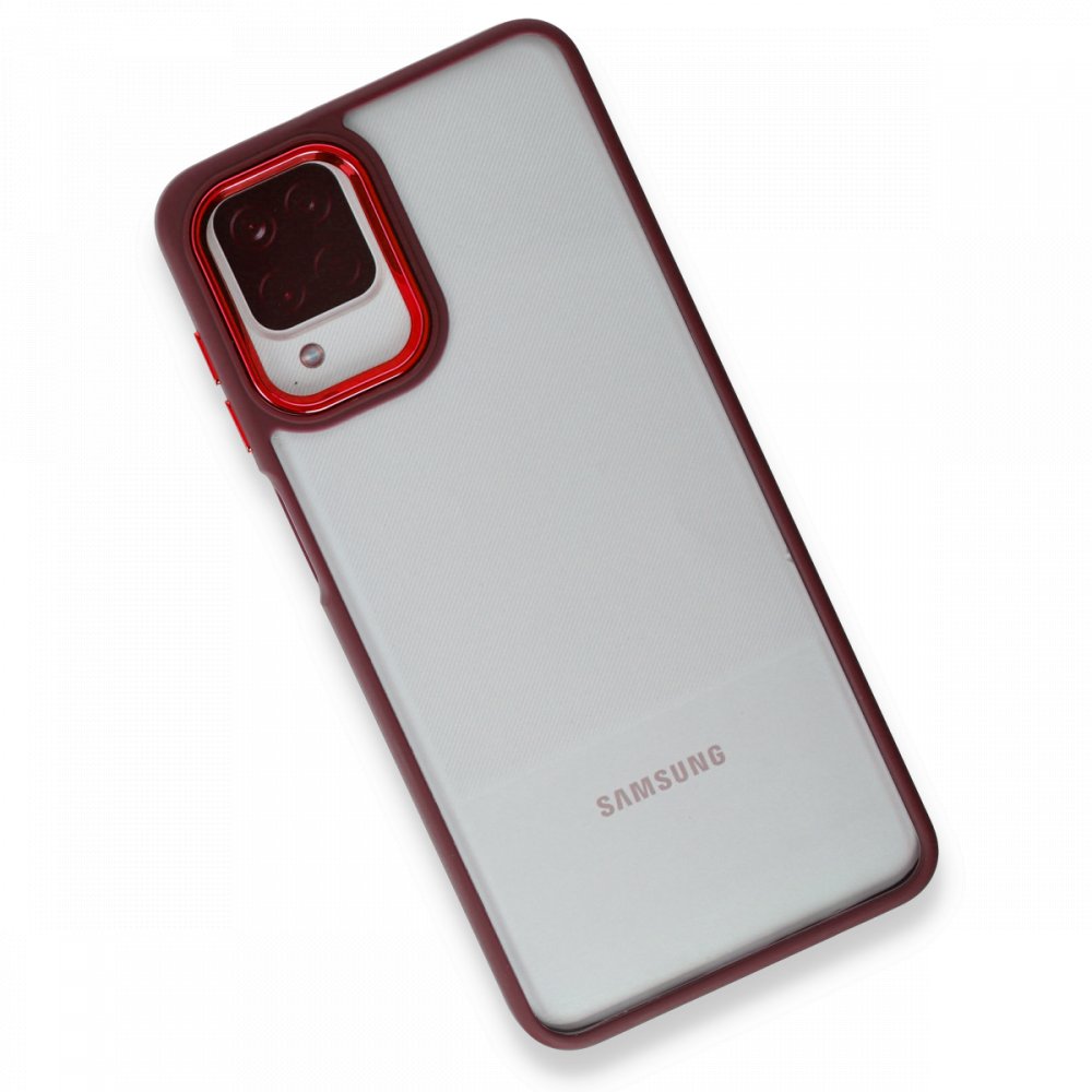 Newface Samsung Galaxy M22 Kılıf Dora Kapak - Kırmızı