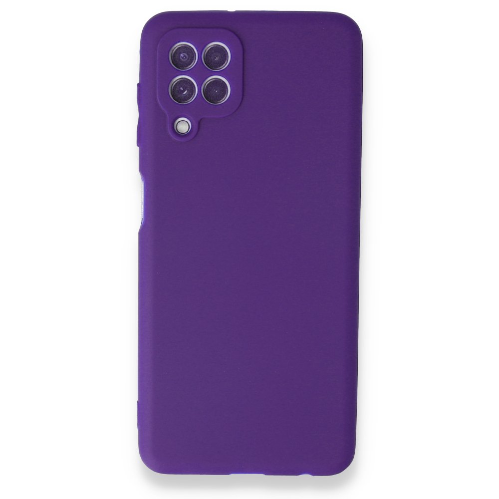 Newface Samsung Galaxy M22 Kılıf First Silikon - Mor