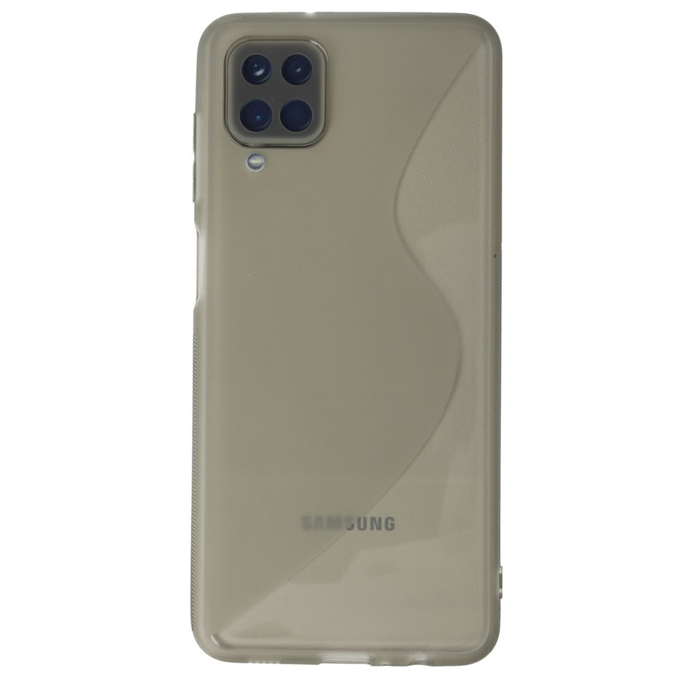 Newface Samsung Galaxy M22 Kılıf S Silikon - Gri