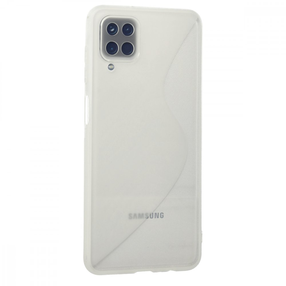 Newface Samsung Galaxy M22 Kılıf S Silikon - Şeffaf