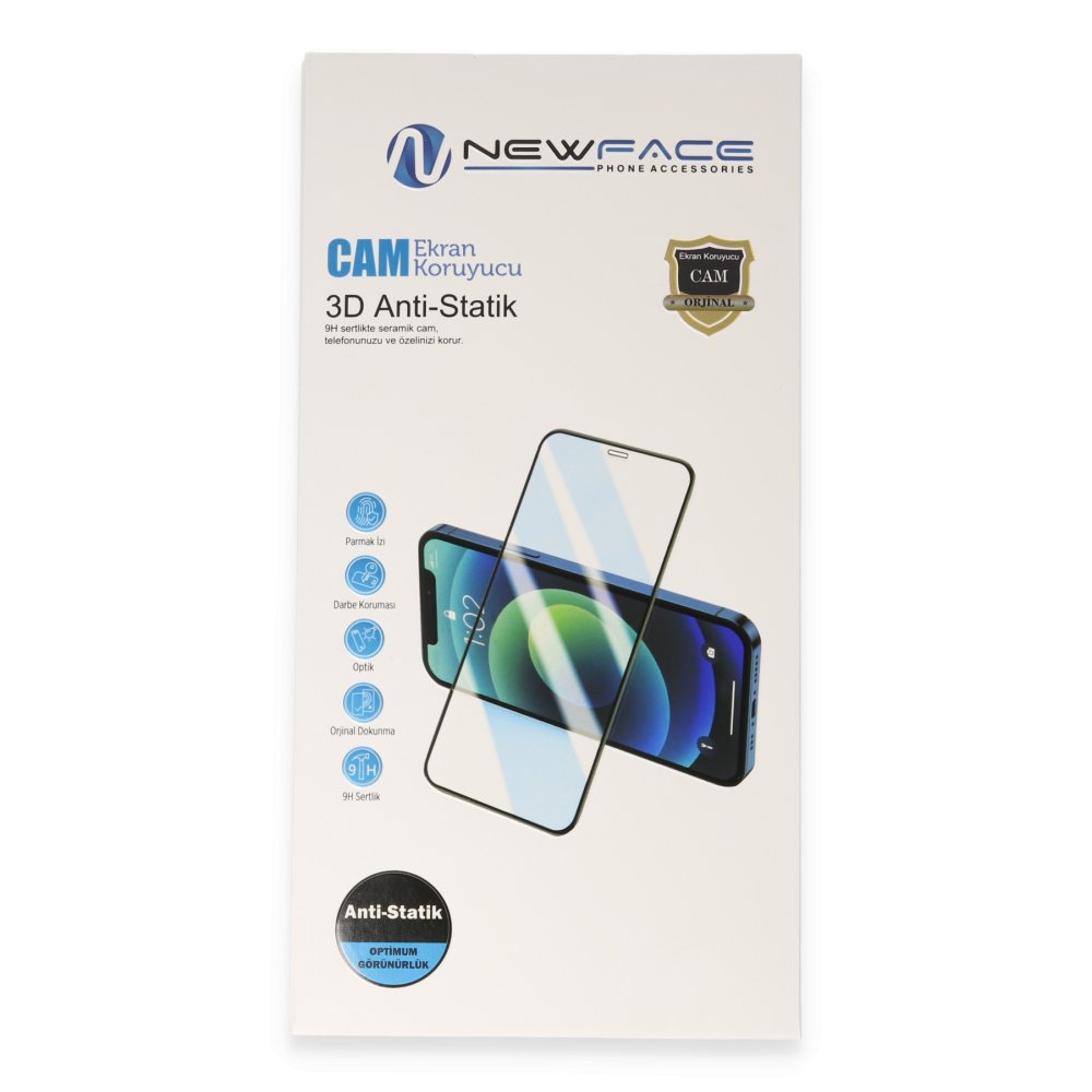 Newface Samsung Galaxy M13 3D Antistatik Cam Ekran Koruyucu