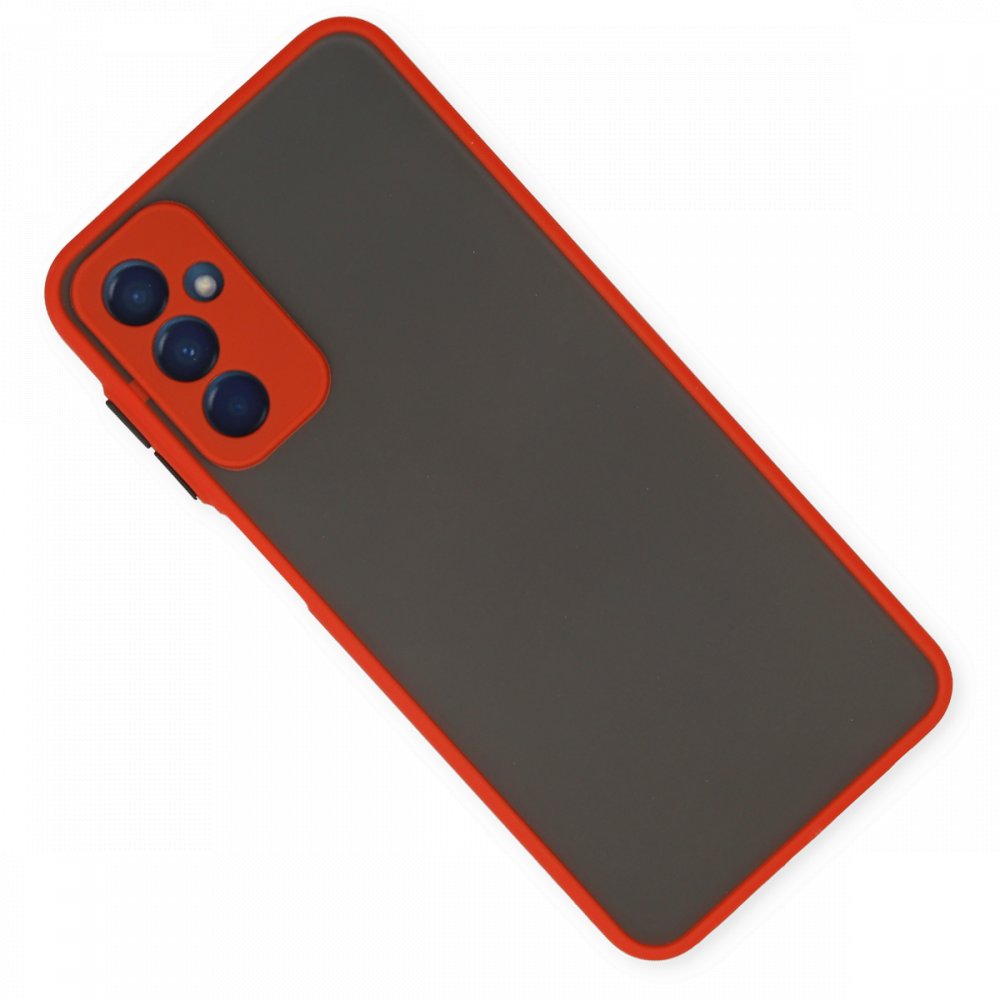 Newface Samsung Galaxy M23 Kılıf Montreal Silikon Kapak - Kırmızı