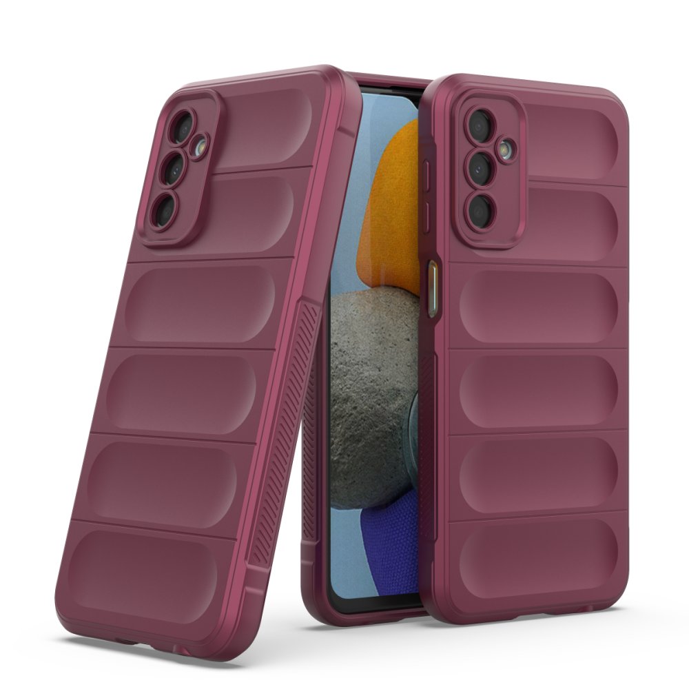 Newface Samsung Galaxy M23 Kılıf Optimum Silikon - Bordo