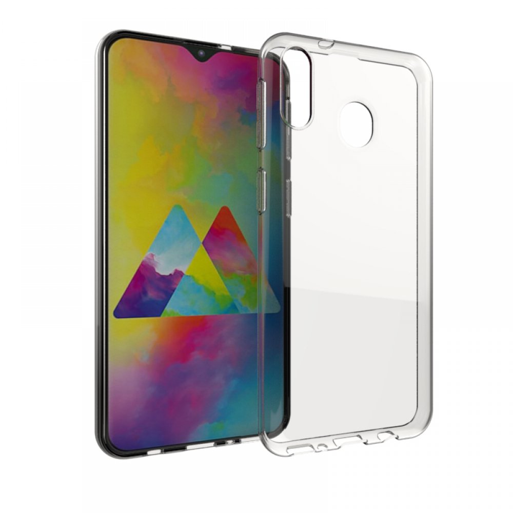 Newface Samsung Galaxy M30 Kılıf Lüx Şeffaf Silikon