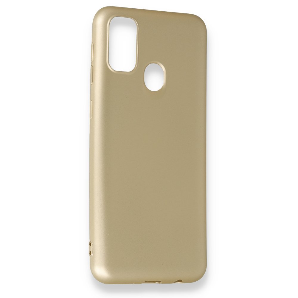 Newface Samsung Galaxy M30S Kılıf First Silikon - Gold