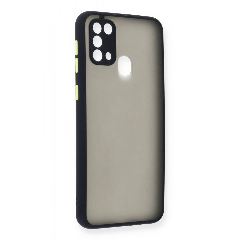 Newface Samsung Galaxy M31 Kılıf Montreal Silikon Kapak - Siyah