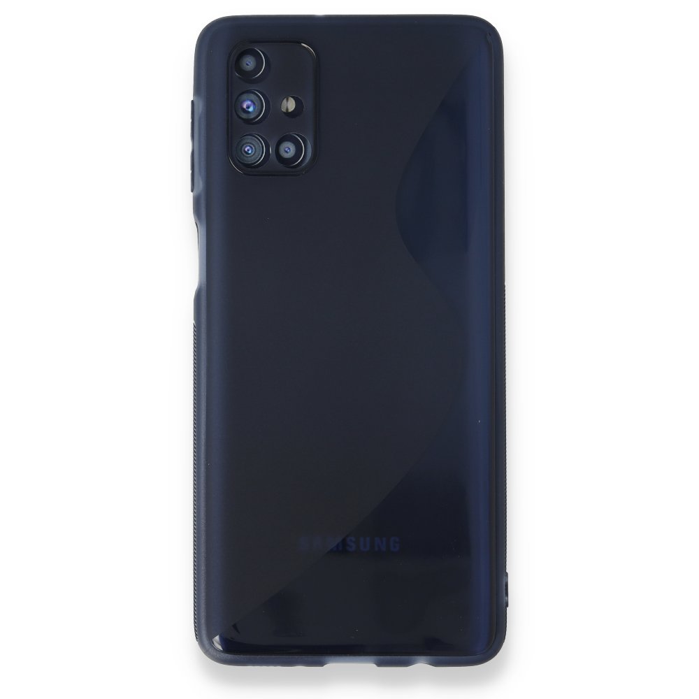Newface Samsung Galaxy M31S Kılıf S Silikon - Mavi