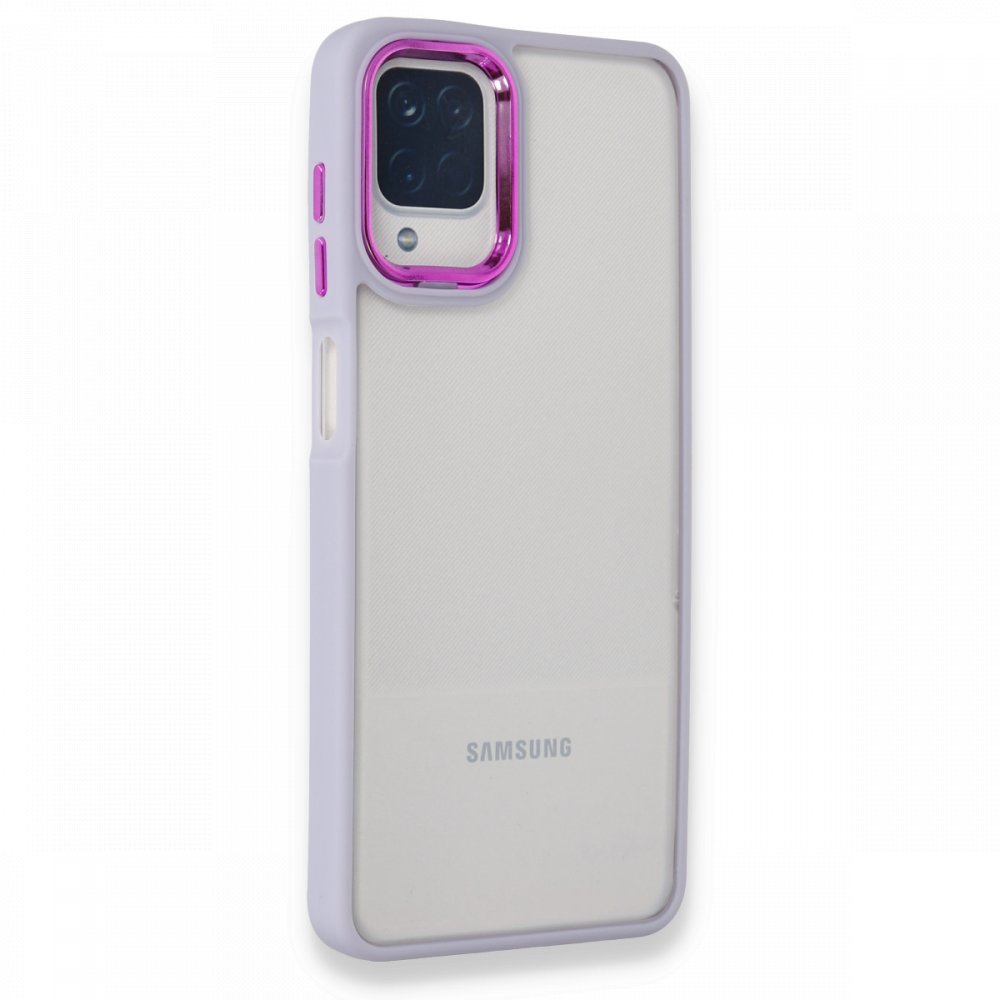 Newface Samsung Galaxy M32 Kılıf Dora Kapak - Lila