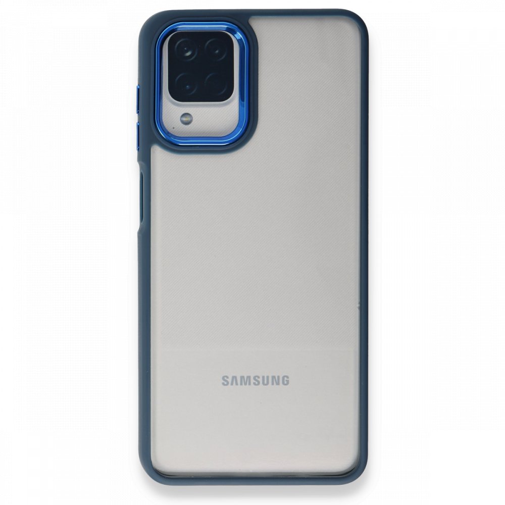 Newface Samsung Galaxy M32 Kılıf Dora Kapak - Mavi