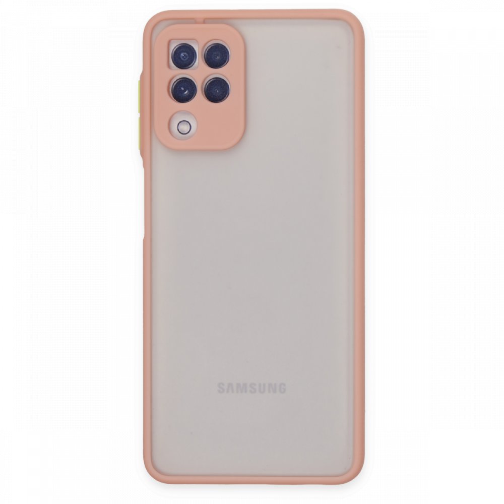 Newface Samsung Galaxy M32 Kılıf Montreal Silikon Kapak - Pembe