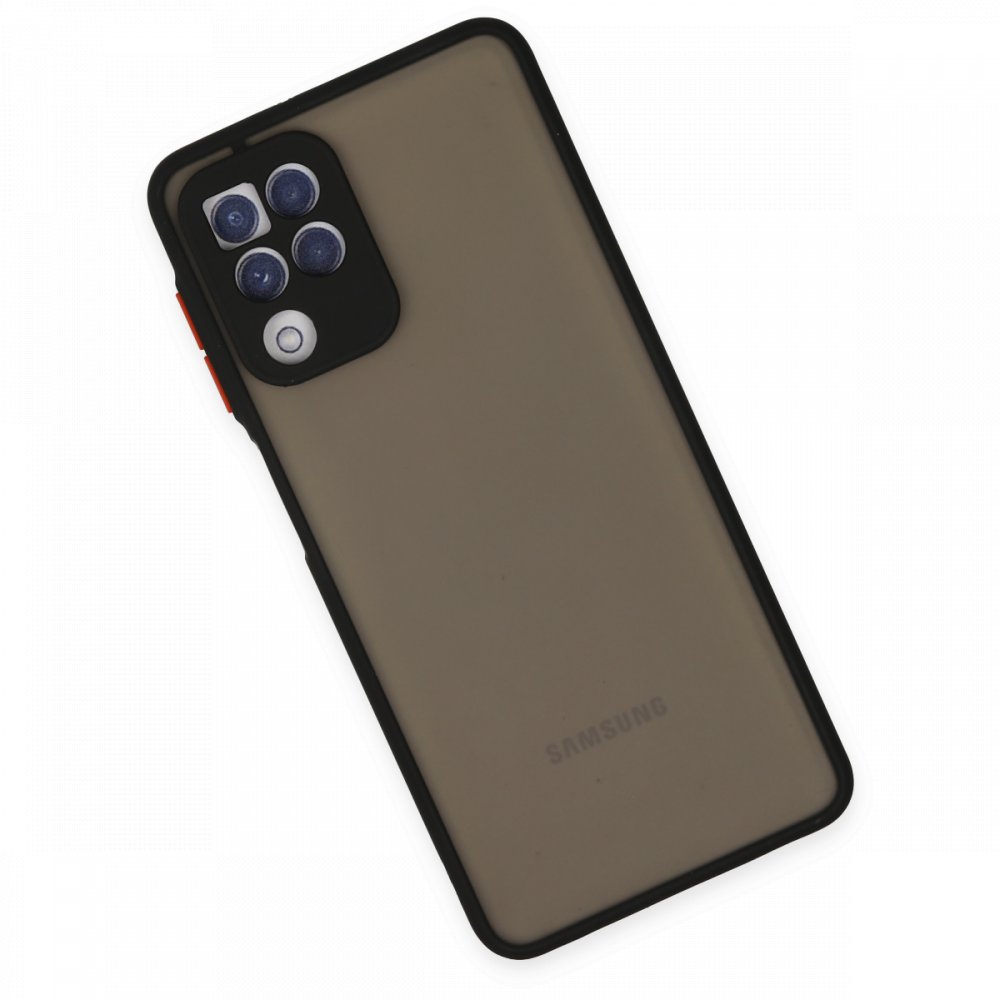 Newface Samsung Galaxy M32 Kılıf Montreal Silikon Kapak - Siyah
