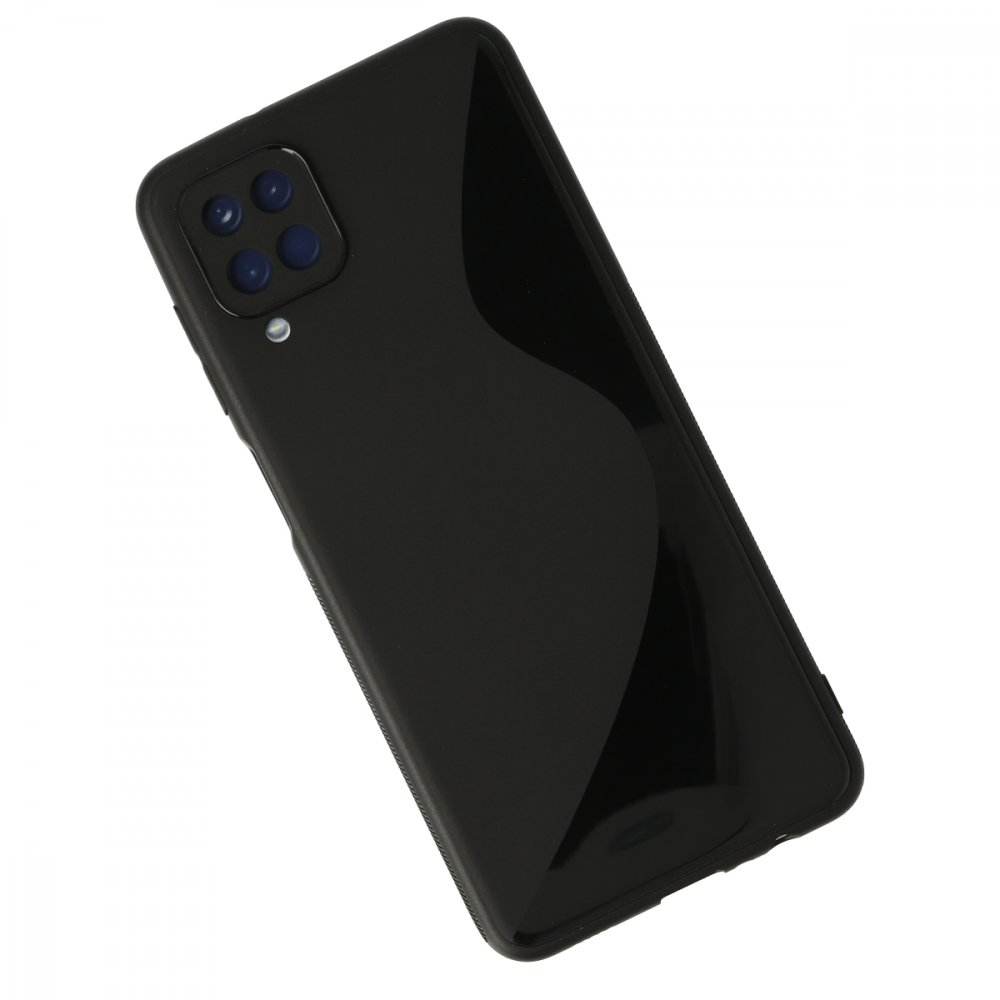 Newface Samsung Galaxy M32 Kılıf S Silikon - Siyah