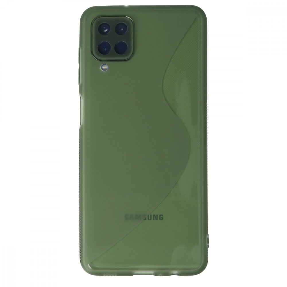 Newface Samsung Galaxy M32 Kılıf S Silikon - Yeşil