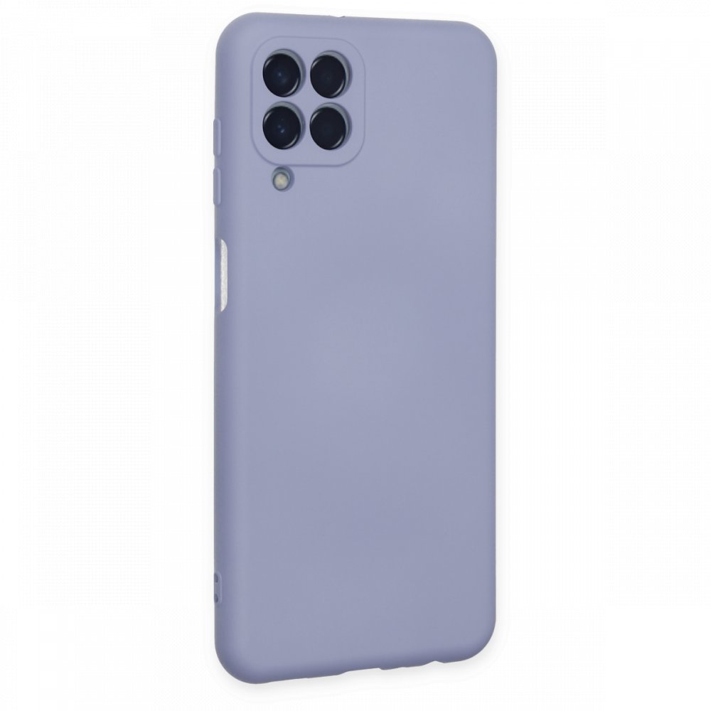 Newface Samsung Galaxy M33 Kılıf Nano içi Kadife Silikon - Lila