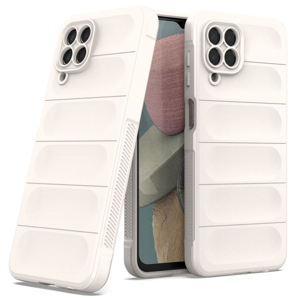 Newface Samsung Galaxy M33 Kılıf Optimum Silikon - Krem