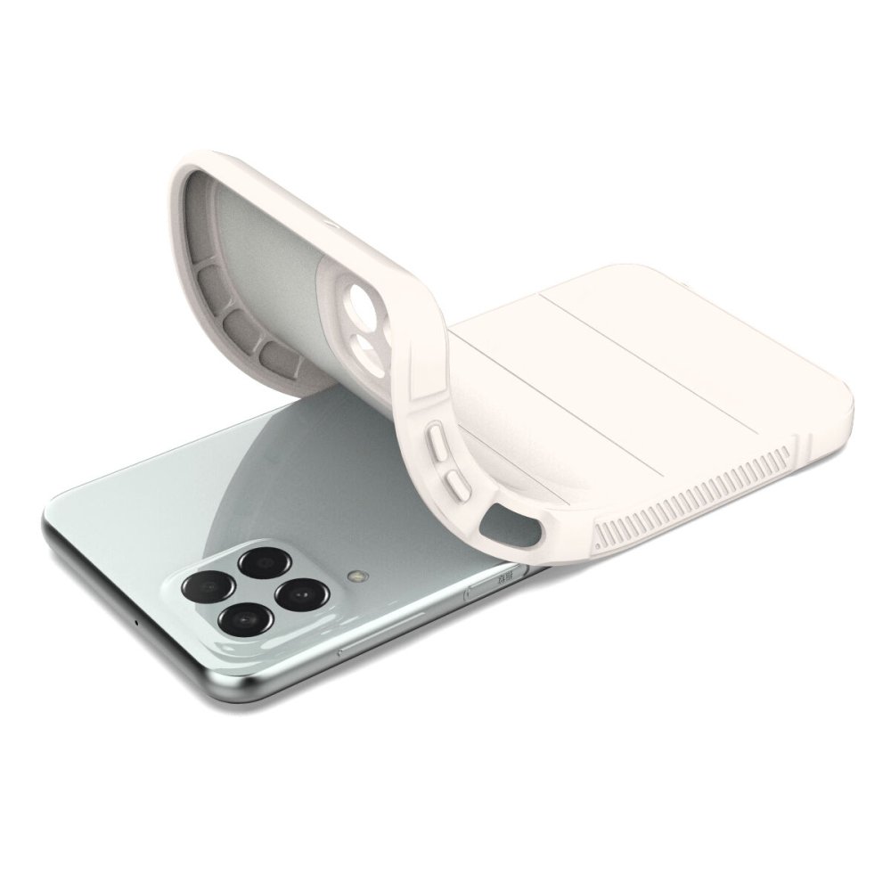 Newface Samsung Galaxy M33 Kılıf Optimum Silikon - Krem