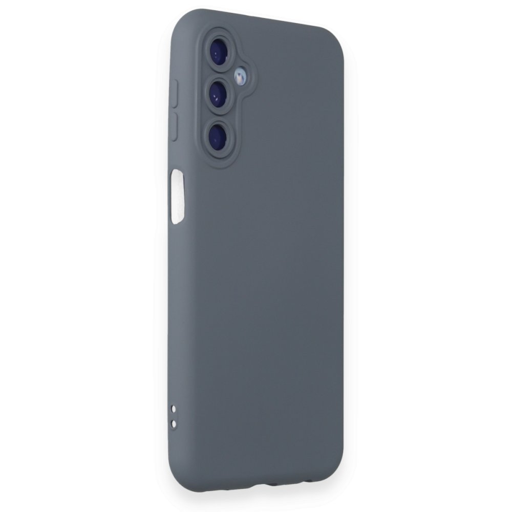 Newface Samsung Galaxy M34 5G Kılıf Nano içi Kadife Silikon - Gri