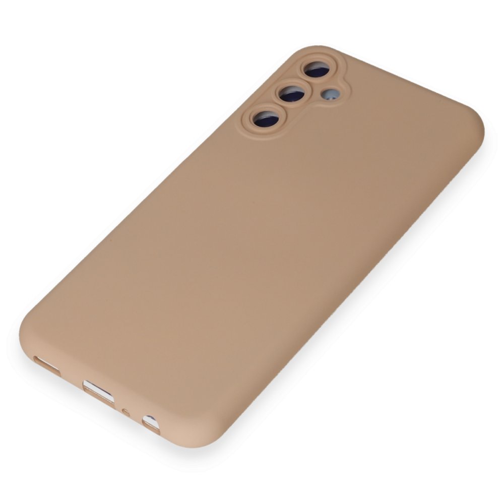 Newface Samsung Galaxy M34 5G Kılıf Nano içi Kadife Silikon - Pudra
