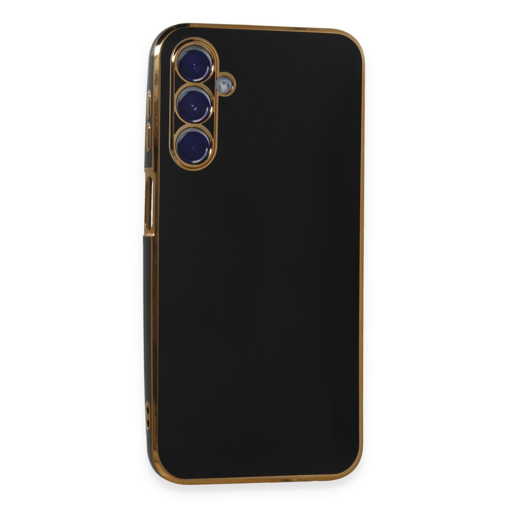 Newface Samsung Galaxy M34 5G Kılıf Volet Silikon - Siyah