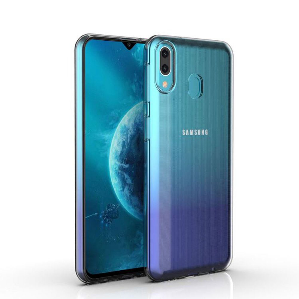 Newface Samsung Galaxy M40 Kılıf Lüx Şeffaf Silikon