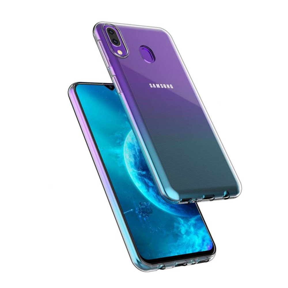 Newface Samsung Galaxy A60 Kılıf Lüx Şeffaf Silikon