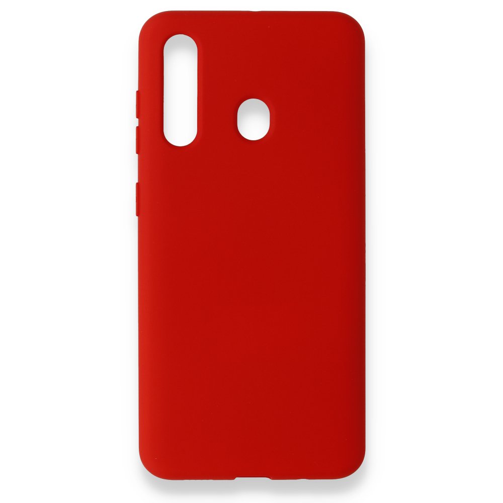 Newface Samsung Galaxy M40 Kılıf Nano içi Kadife  Silikon - Kırmızı