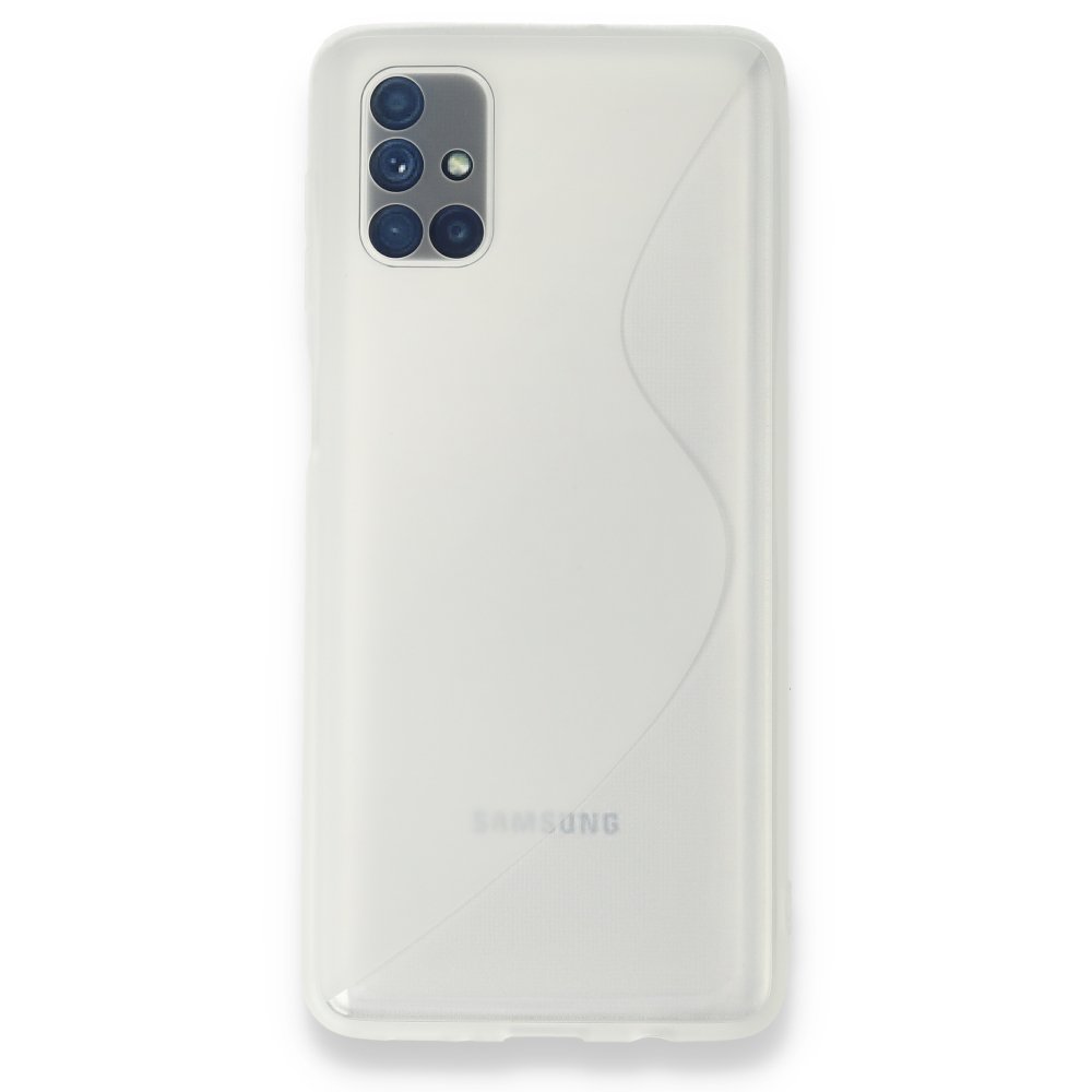 Newface Samsung Galaxy M51 Kılıf S Silikon - Şeffaf