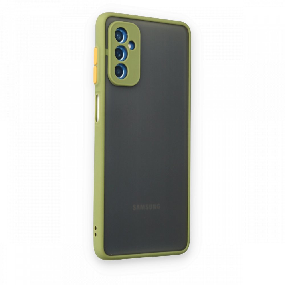 Newface Samsung Galaxy M52 5G Kılıf Montreal Silikon Kapak - Açık Yeşil