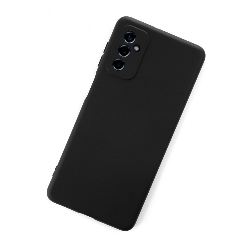 Newface Samsung Galaxy M52 5G Kılıf Nano içi Kadife Silikon - Siyah