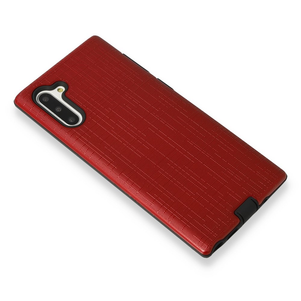 Newface Samsung Galaxy Note 10 Kılıf YouYou Silikon Kapak - Kırmızı