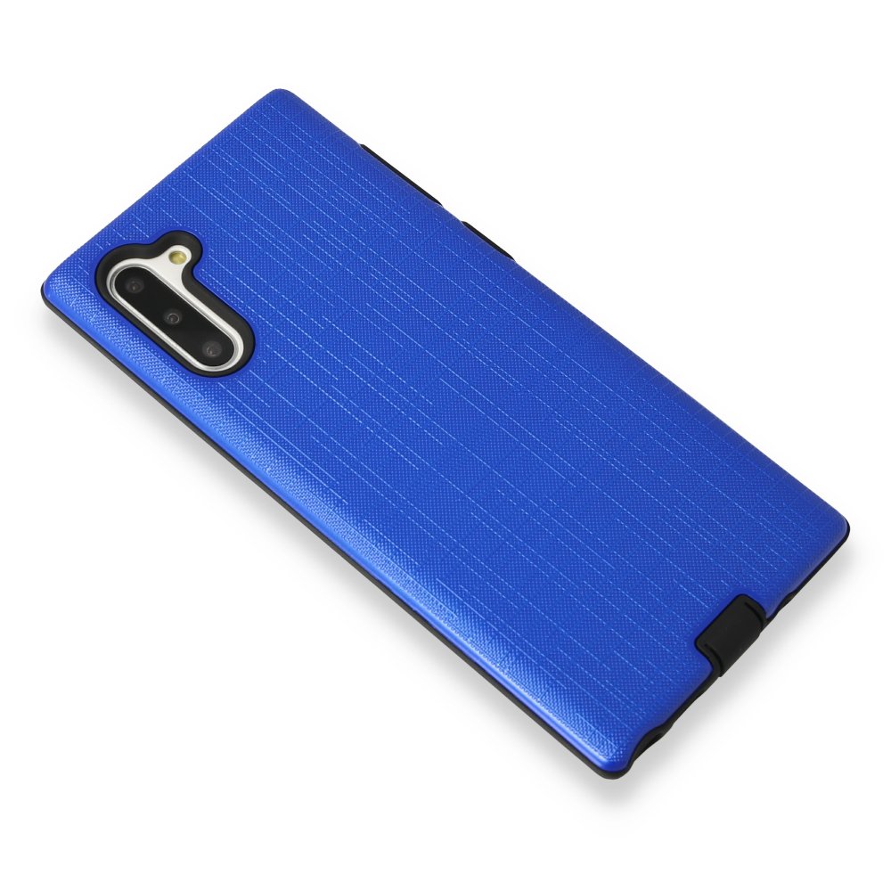 Newface Samsung Galaxy Note 10 Kılıf YouYou Silikon Kapak - Mavi