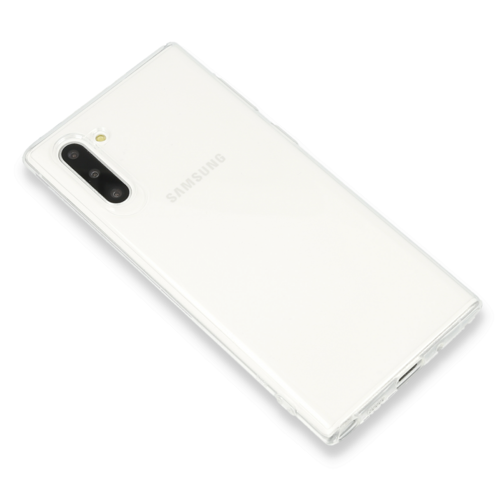 Newface Samsung Galaxy Note 10 Kılıf Lüx Şeffaf Silikon