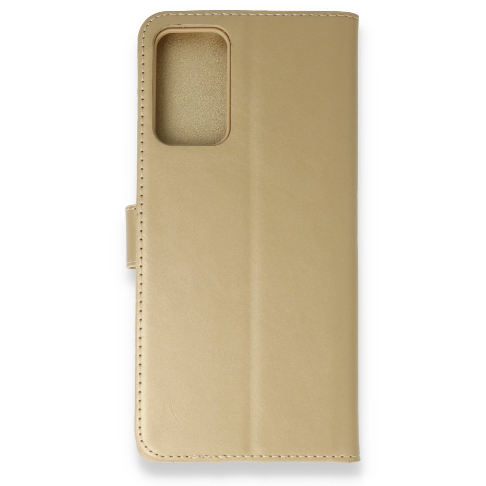 Newface Samsung Galaxy Note 20 Kılıf Trend S Plus Kapaklı Kılıf - Gold