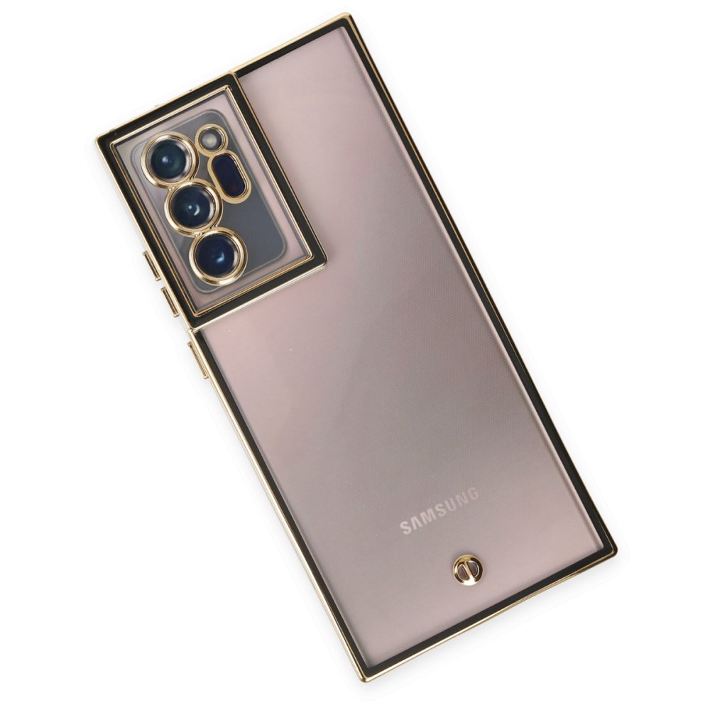 Newface Samsung Galaxy Note 20 Ultra Kılıf Liva Lens Silikon - Siyah