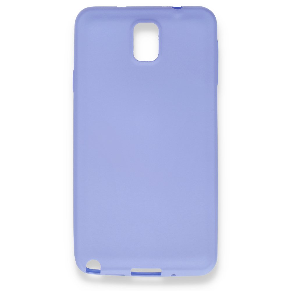 Newface Samsung Galaxy Note 3 / N9000 Kılıf First Silikon - Lila