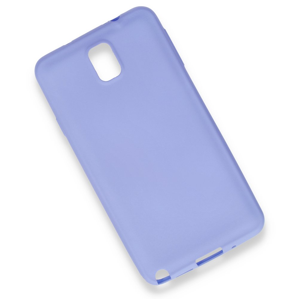 Newface Samsung Galaxy Note 3 / N9000 Kılıf First Silikon - Lila