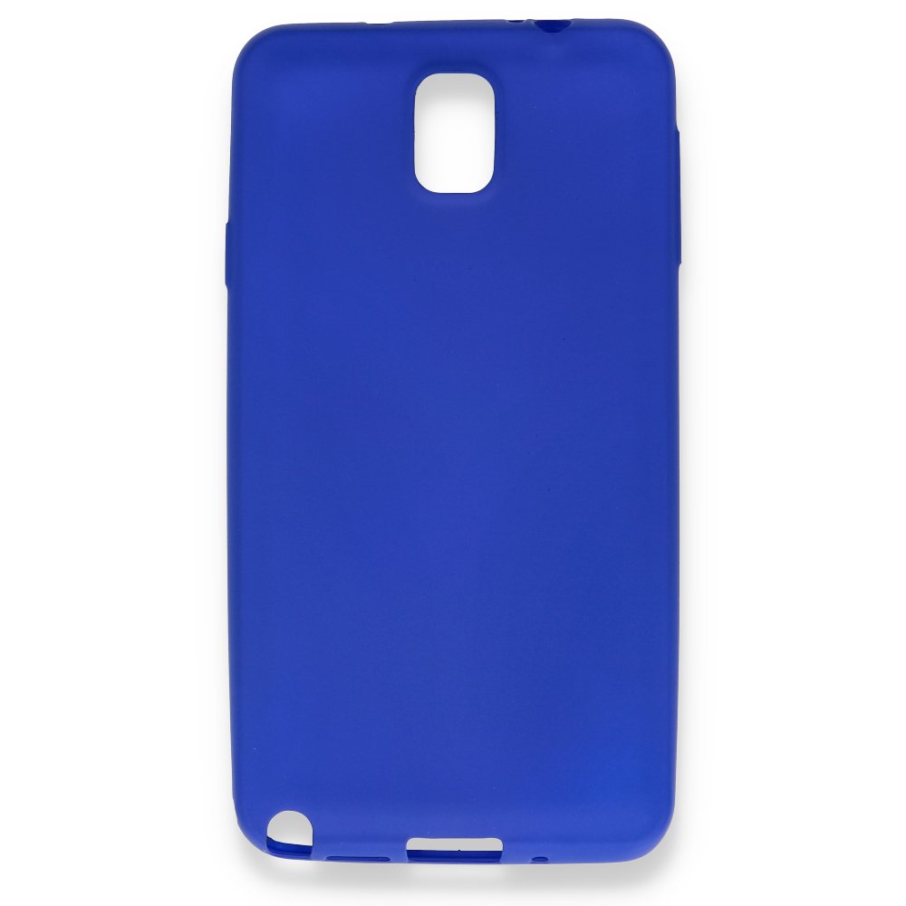 Newface Samsung Galaxy Note 3 / N9000 Kılıf First Silikon - Mavi