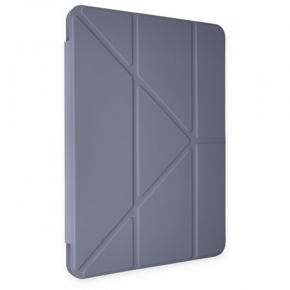 Newface iPad Pro 12.9 (2020) Kılıf Kalemlikli Mars Tablet Kılıfı - Lila