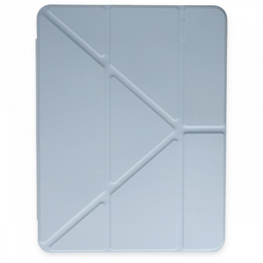 Newface iPad 10.2 (7.nesil) Kılıf Kalemlikli Mars Tablet Kılıfı - Mavi