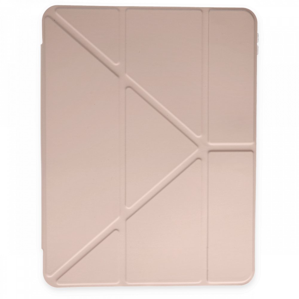 Newface Samsung Galaxy P610 Tab S6 Lite 10.4 Kılıf Kalemlikli Mars Tablet Kılıfı - Rose Gold