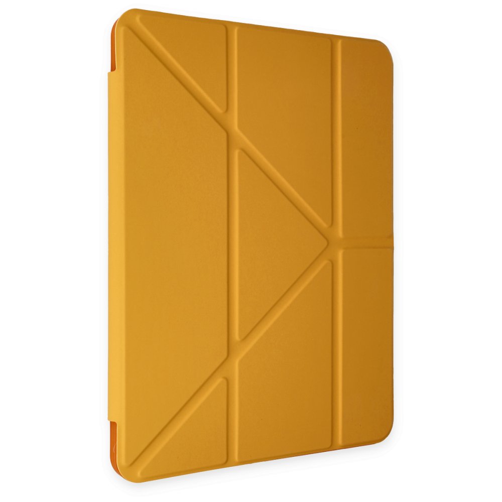 Newface iPad 9.7 (2017) Kılıf Kalemlikli Mars Tablet Kılıfı - Sarı