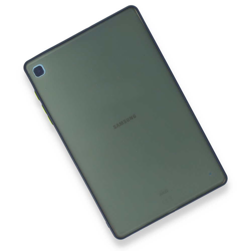 Newface Samsung Galaxy P610 Tab S6 Lite 10.4 Kılıf Tablet Montreal Silikon - Lacivert
