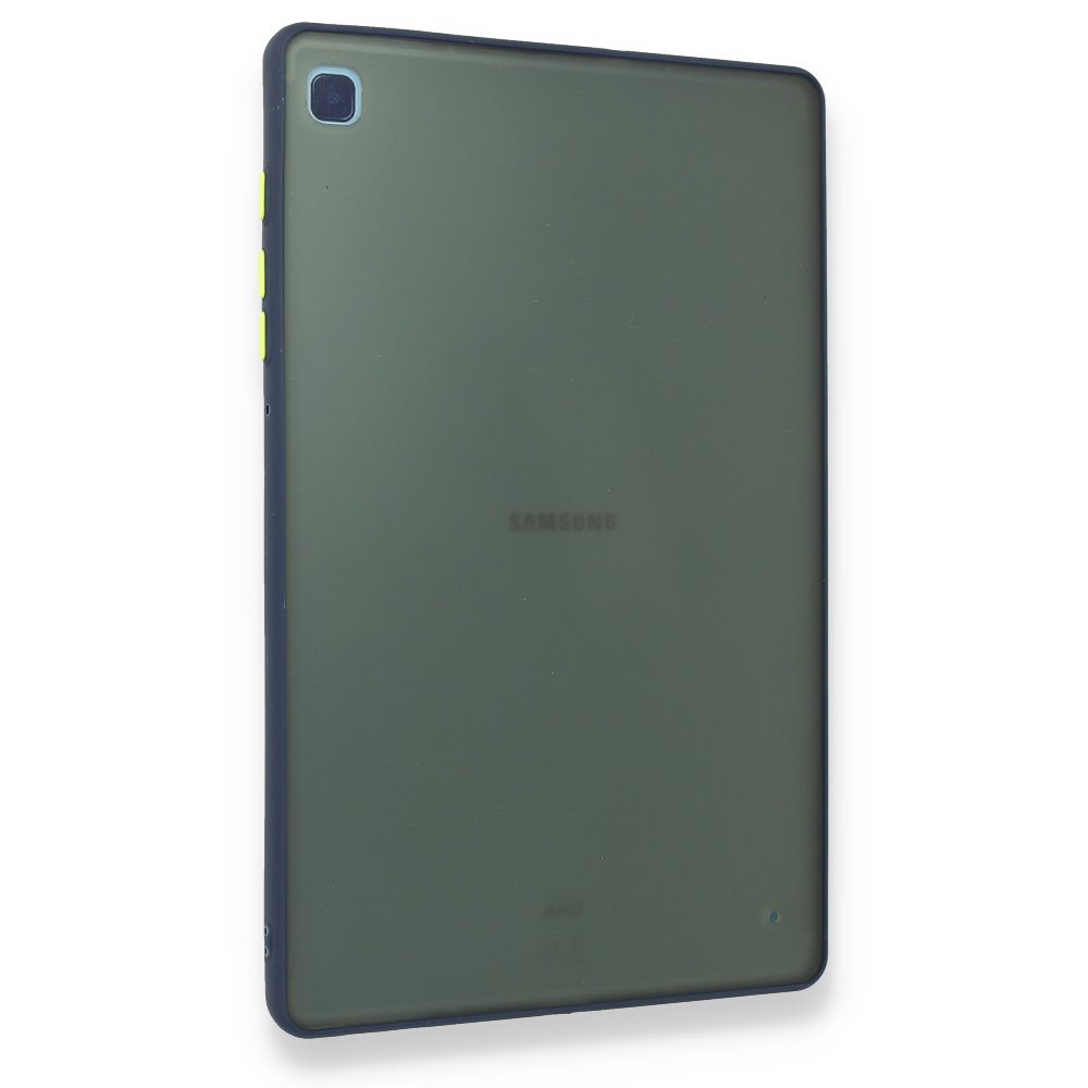 Newface Samsung Galaxy P610 Tab S6 Lite 10.4 Kılıf Tablet Montreal Silikon - Lacivert