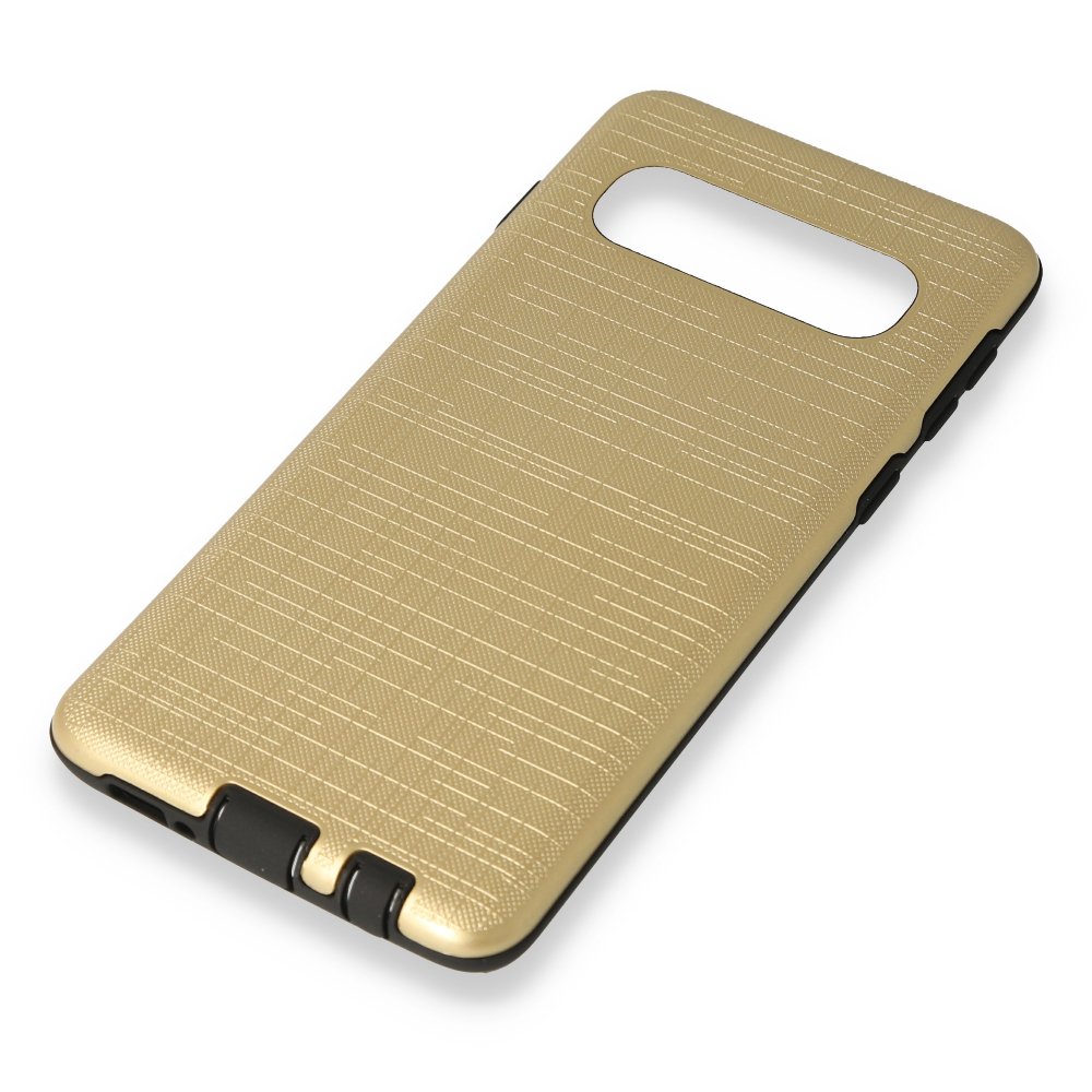 Newface Samsung Galaxy S10 Plus Kılıf YouYou Silikon Kapak - Gold