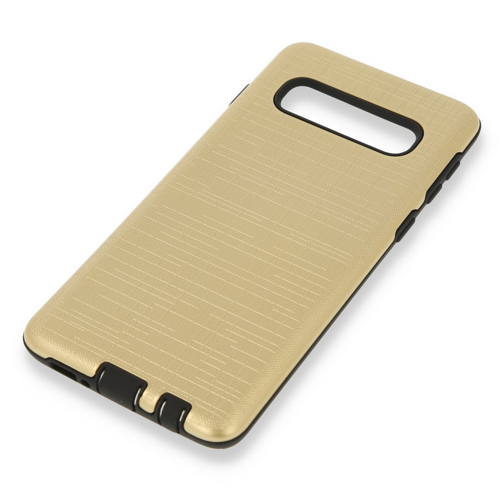 Newface Samsung Galaxy S10 Plus Kılıf YouYou Silikon Kapak - Gold