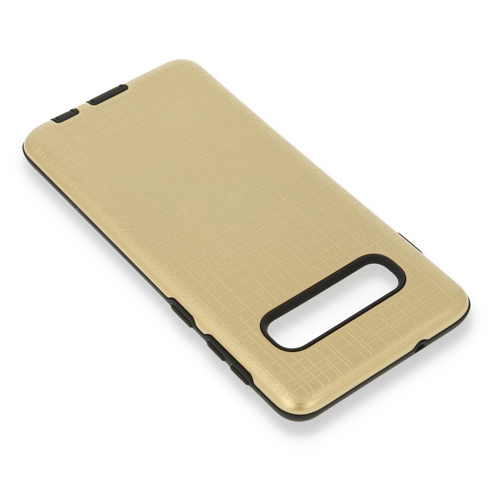 Newface Samsung Galaxy S10 Plus Kılıf YouYou Silikon Kapak - Gold