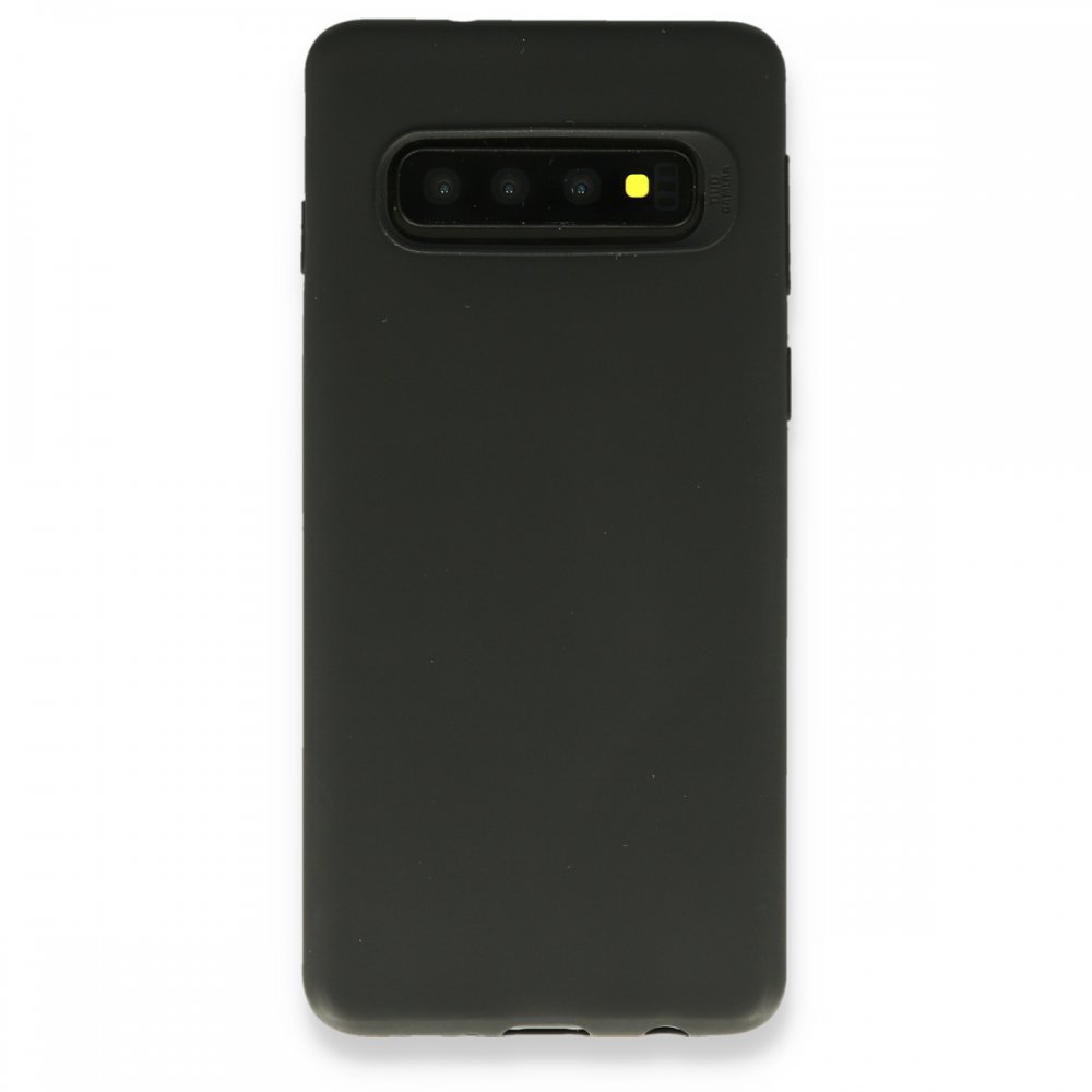 Newface Samsung Galaxy S10 Plus Kılıf First Silikon - Siyah
