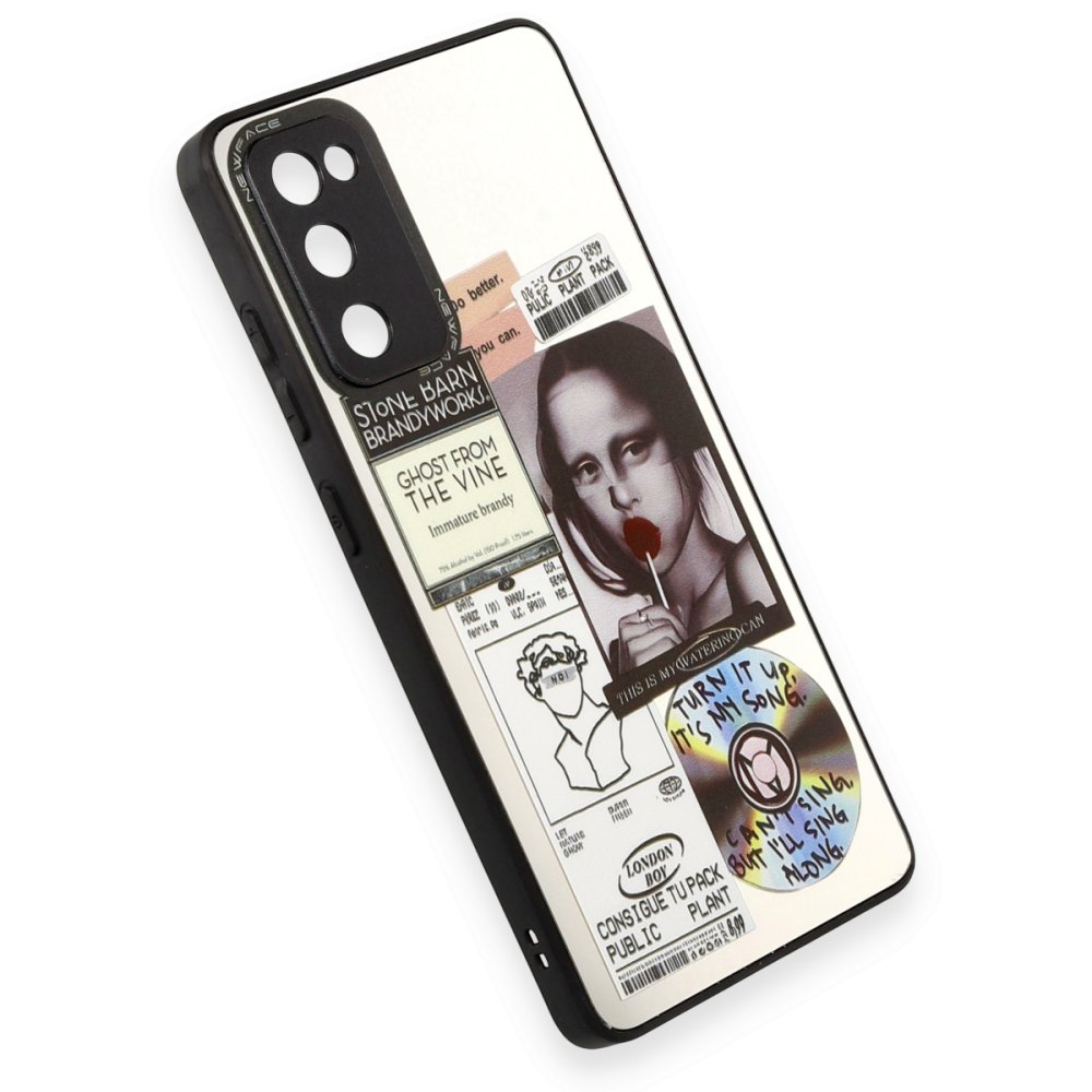 Newface Samsung Galaxy S20 FE Kılıf Mirror Desenli Kapak - Mirror - 2