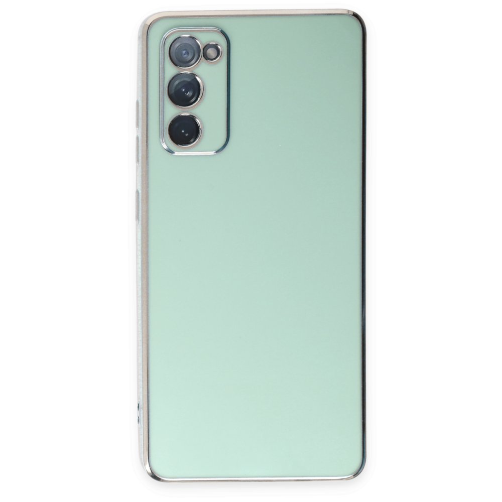 Newface Samsung Galaxy S20 FE Kılıf Volet Silikon - Açık Yeşil